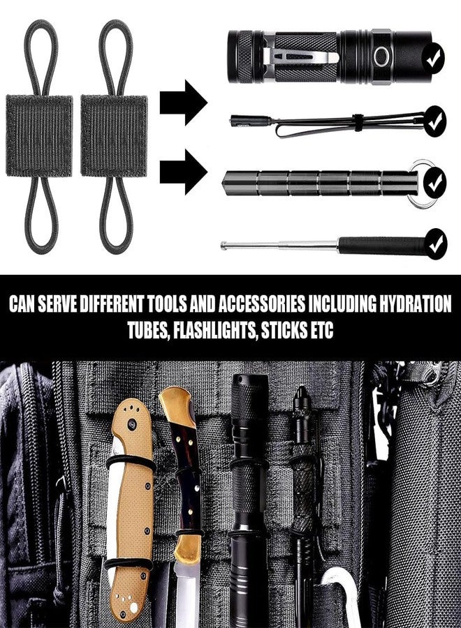 SHOPEE 10 Pieces Molle Attachments Tactical Backpack Accessories Gear Holder Clip Molle Webbing Binding Ribbon Elastic Buckle Multipurpose Tactical Bag Molle Accessories - Image 5